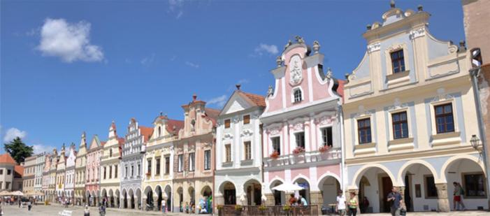 Hotel Ubytovani U Seniglu Telč Esterno foto